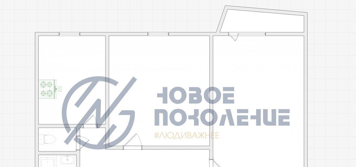 квартира г Омск р-н Кировский ул Лукашевича 27а Кировский АО фото 2