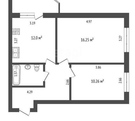 квартира ш Старое 3бк/1 фото