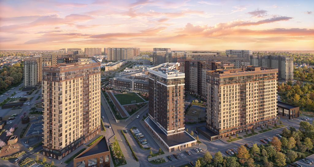 квартира г Краснодар р-н Прикубанский ул Красных Партизан 36 Мкр. «DOGMA PARK» Мкр. «DOGMA PARK» Догма Парк фото 2