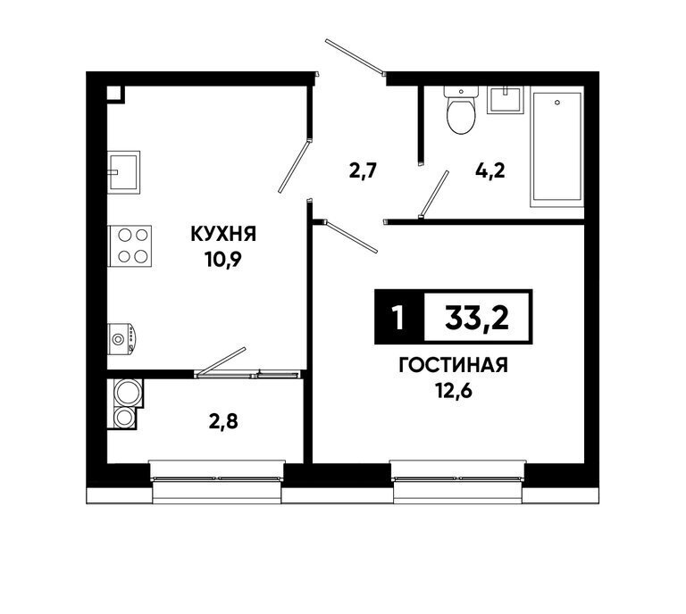 квартира г Ставрополь р-н Промышленный пр-кт Российский 18к/4 фото 1