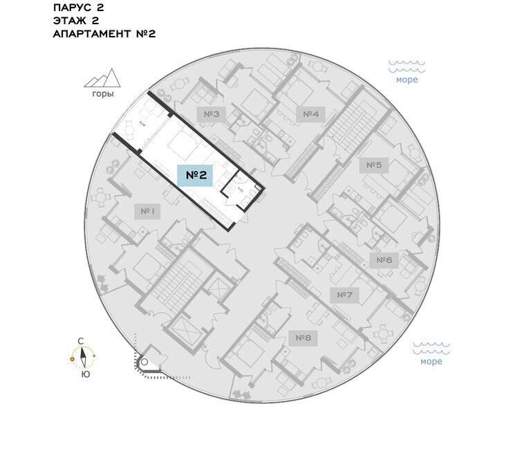 квартира г Алушта с Виноградное ул Сусловой 3 фото 2