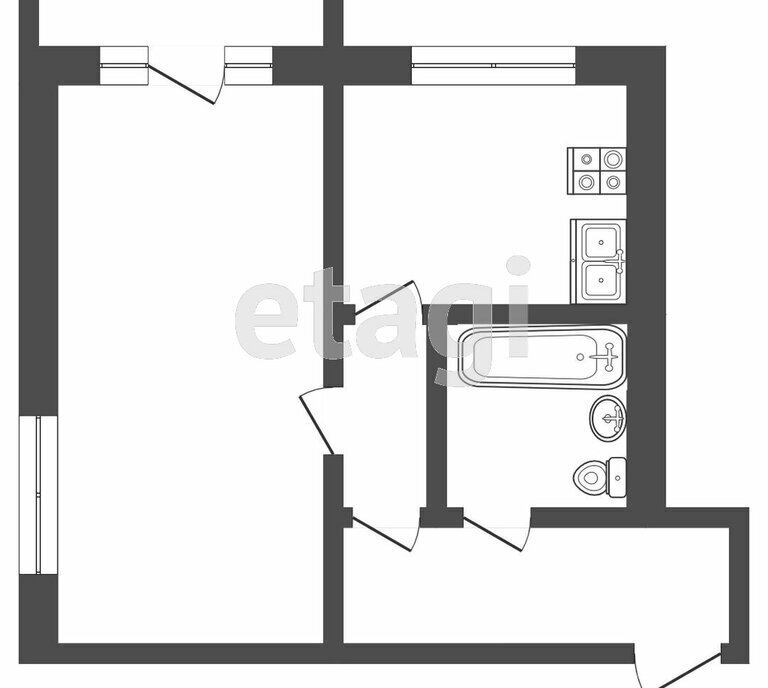 квартира г Тверь р-н Московский ул Фадеева 19 фото 1