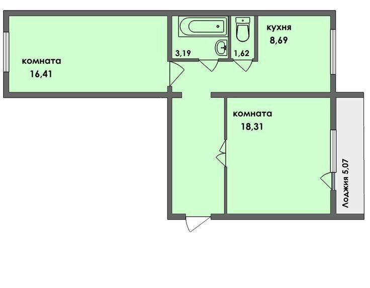 квартира г Челябинск р-н Калининский ул Косарева 63 фото 16
