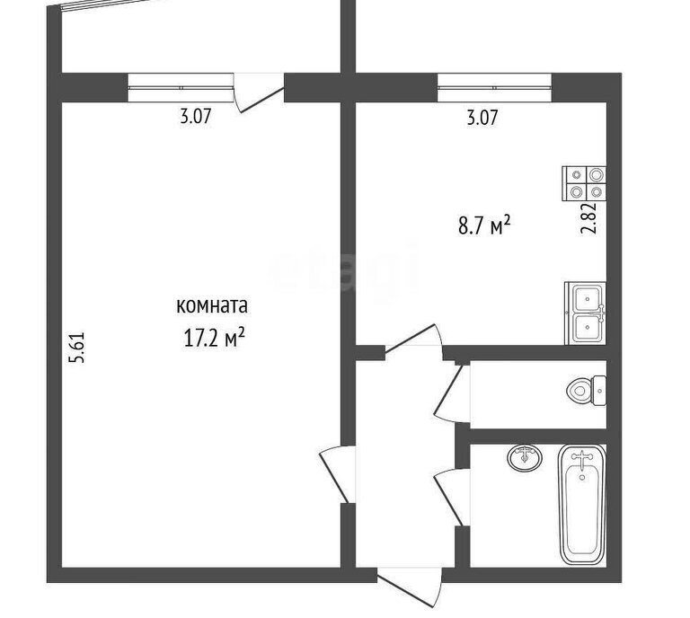 квартира г Тюмень ул Мельникайте 132 Калининский административный округ фото 1