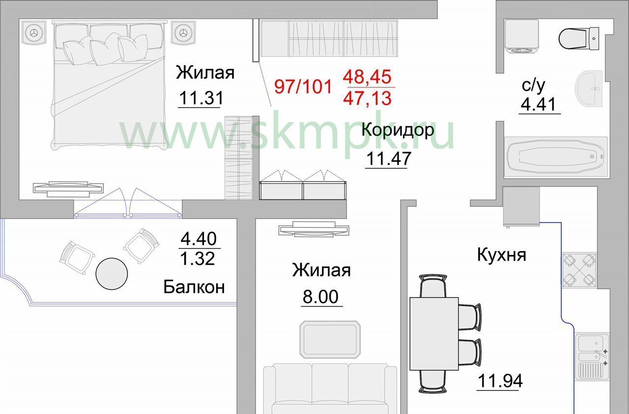 квартира г Пионерский ул Портовая 5 корп. 2 фото 2