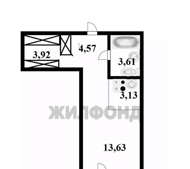 квартира г Новосибирск ул Забалуева 98 Площадь Маркса фото 1
