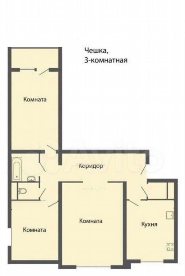 квартира г Воронеж р-н Коминтерновский ул Генерала Лизюкова 63 фото 20