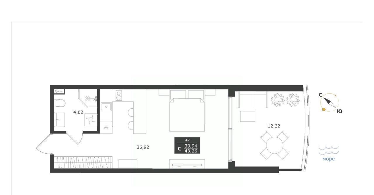 квартира г Алушта с Виноградное ул Сусловой 3 фото 1