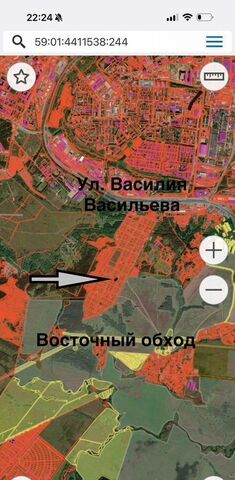 земля р-н Свердловский ул. Лётчика Ивана Терёхина фото