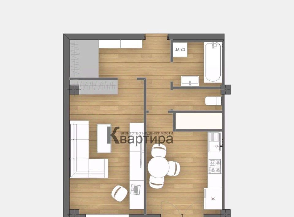 квартира г Смоленск р-н Ленинский ул Кловская 11а фото 7