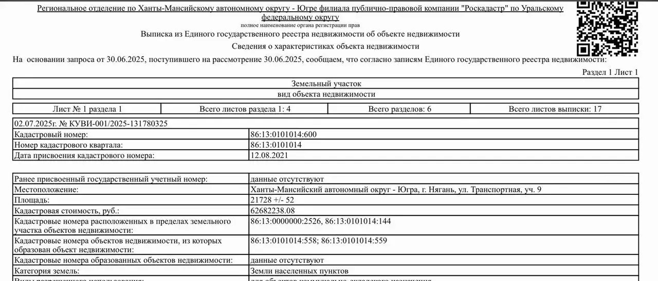 земля г Нягань ул Транспортная Тюменская обл. фото 3