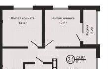 квартира г Оренбург р-н Ленинский ул Геннадия Донковцева 17 фото 5