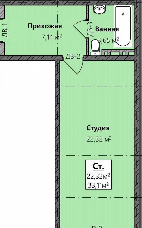 квартира г Махачкала р-н Кировский 4-й Конечный тупик, 20 фото 2