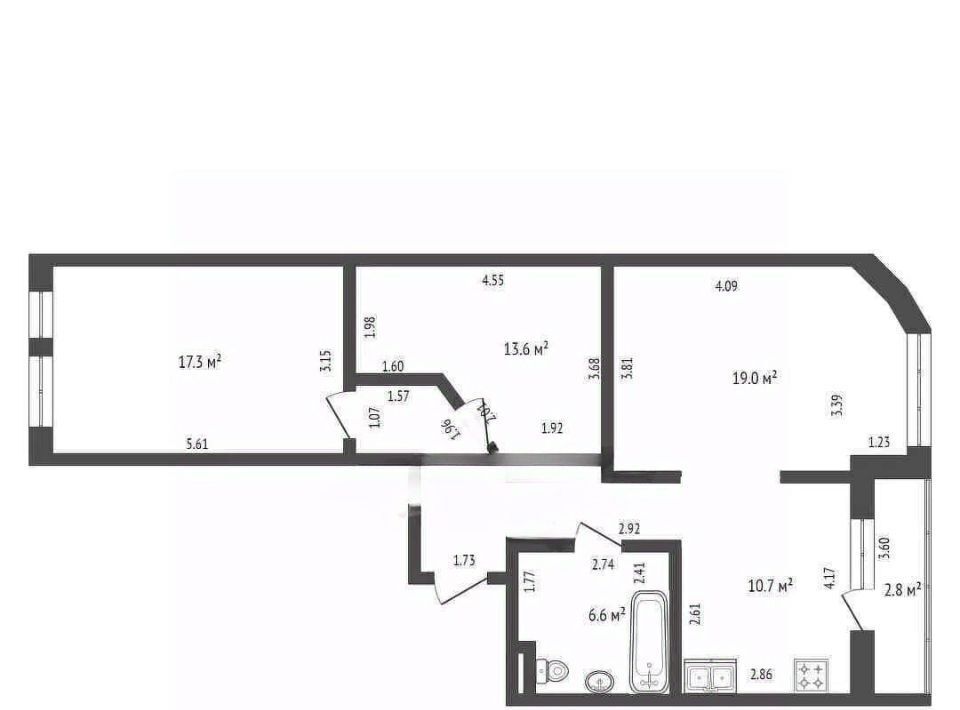 квартира г Якутск ул Каландаришвили 23/4 фото 9
