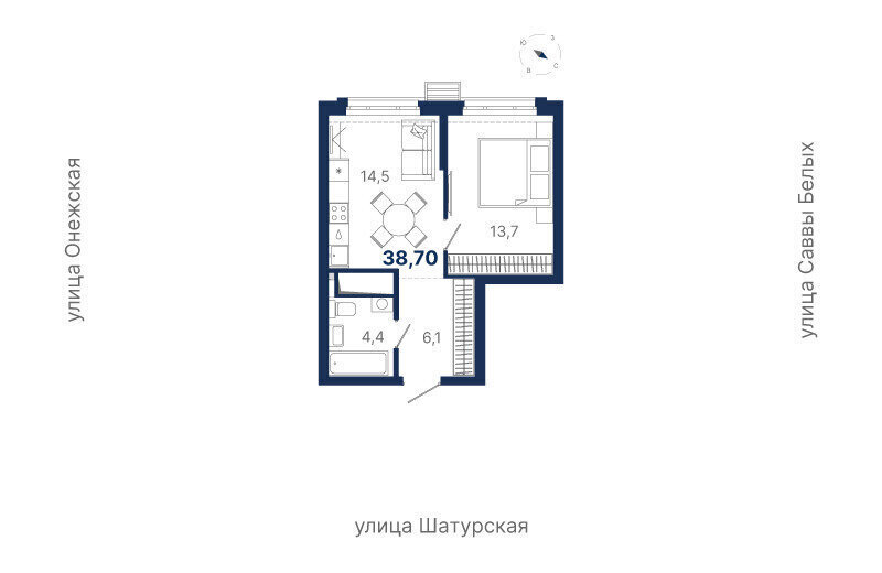 квартира г Екатеринбург Ботаническая Южный ЖК «Атлас Ауро» жилая экосистема фото 1