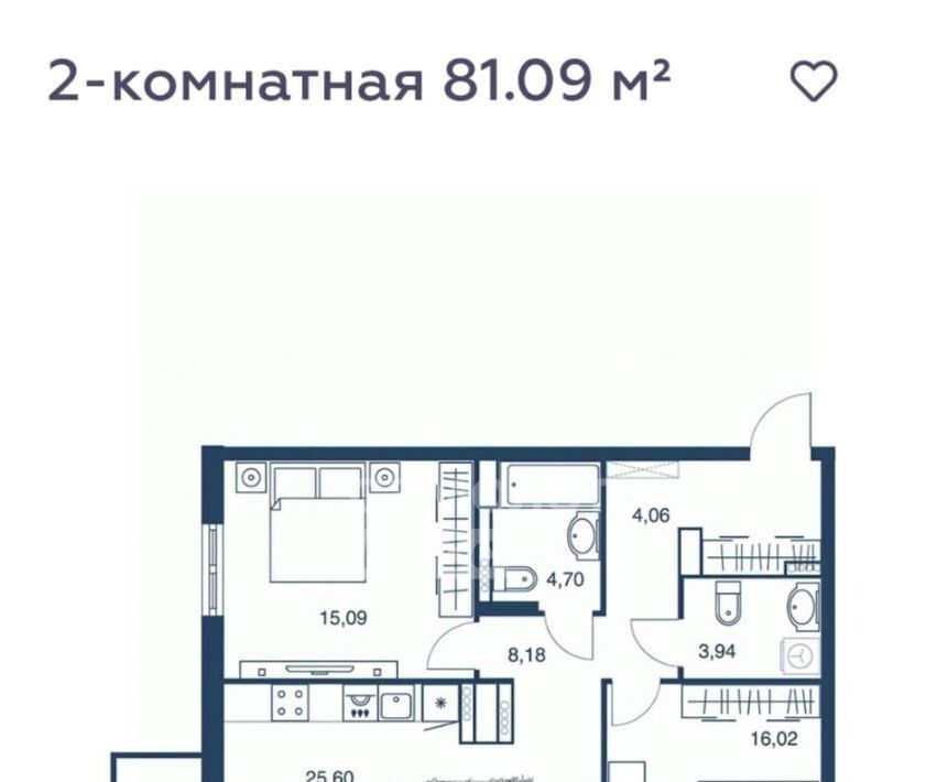 квартира г Липецк р-н Октябрьский ул Депутатская 60 фото 2
