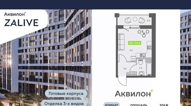 метро Приморская б-р Головнина 4 ЖК Аквилон ZALIVE округ Гавань фото