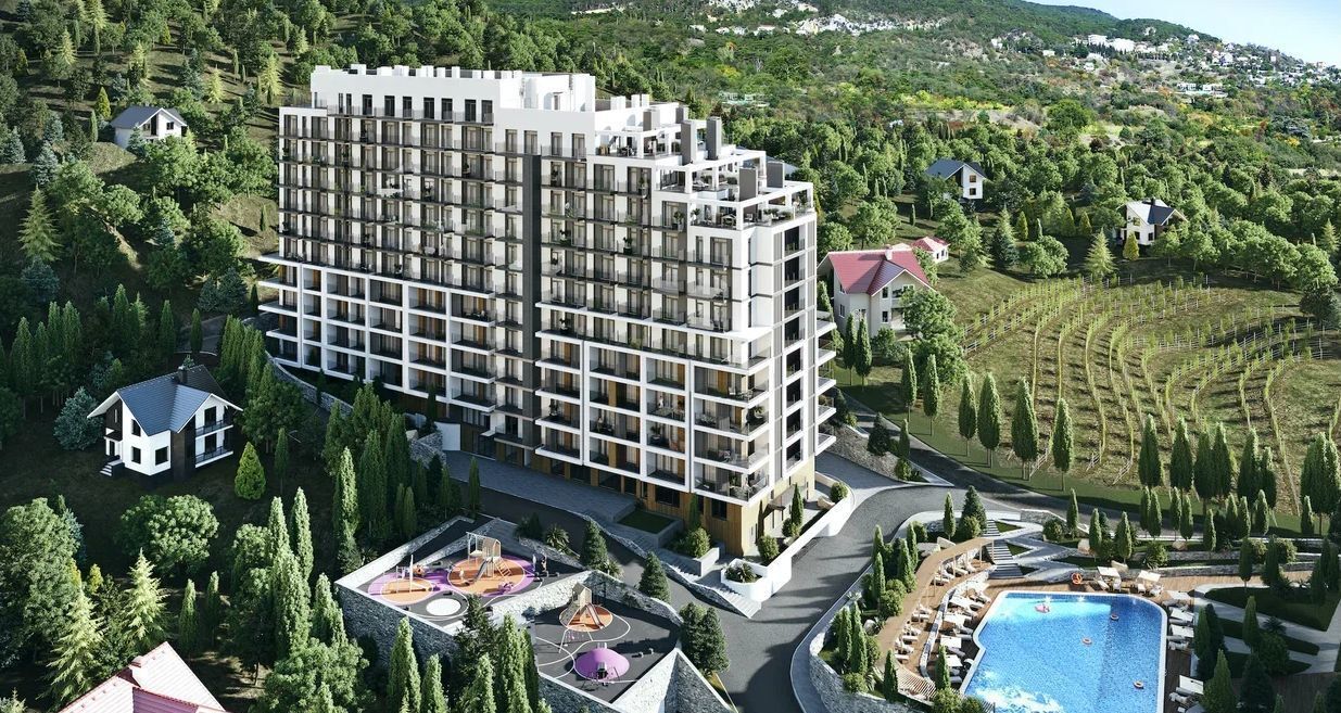 квартира г Алушта ул. Сергеева-Ценского, д. 4В фото 2