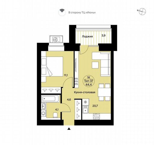 пр-кт Октябрьский 6 блок-секция 5, д. 137 фото