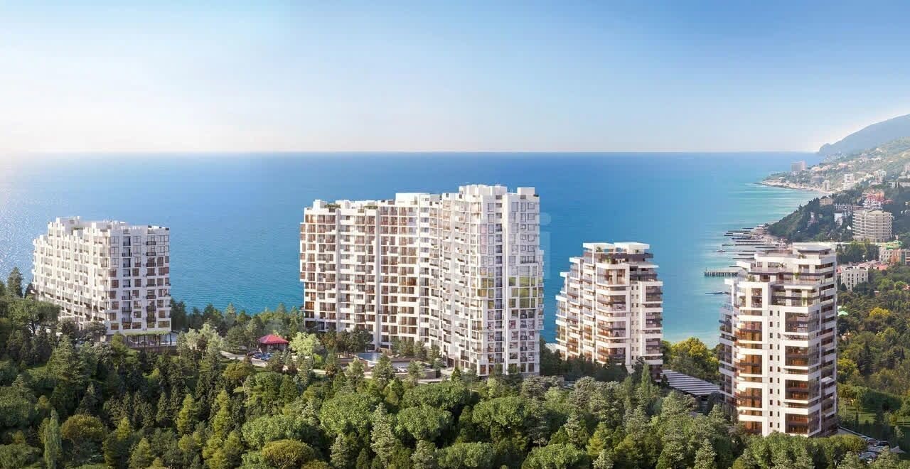 квартира г Алушта п Семидворье ул Им. Профессора Свиргуненко 3 блок-секция 2 фото 5