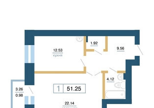 квартира г Красноярск ул Бограда 103 фото 1