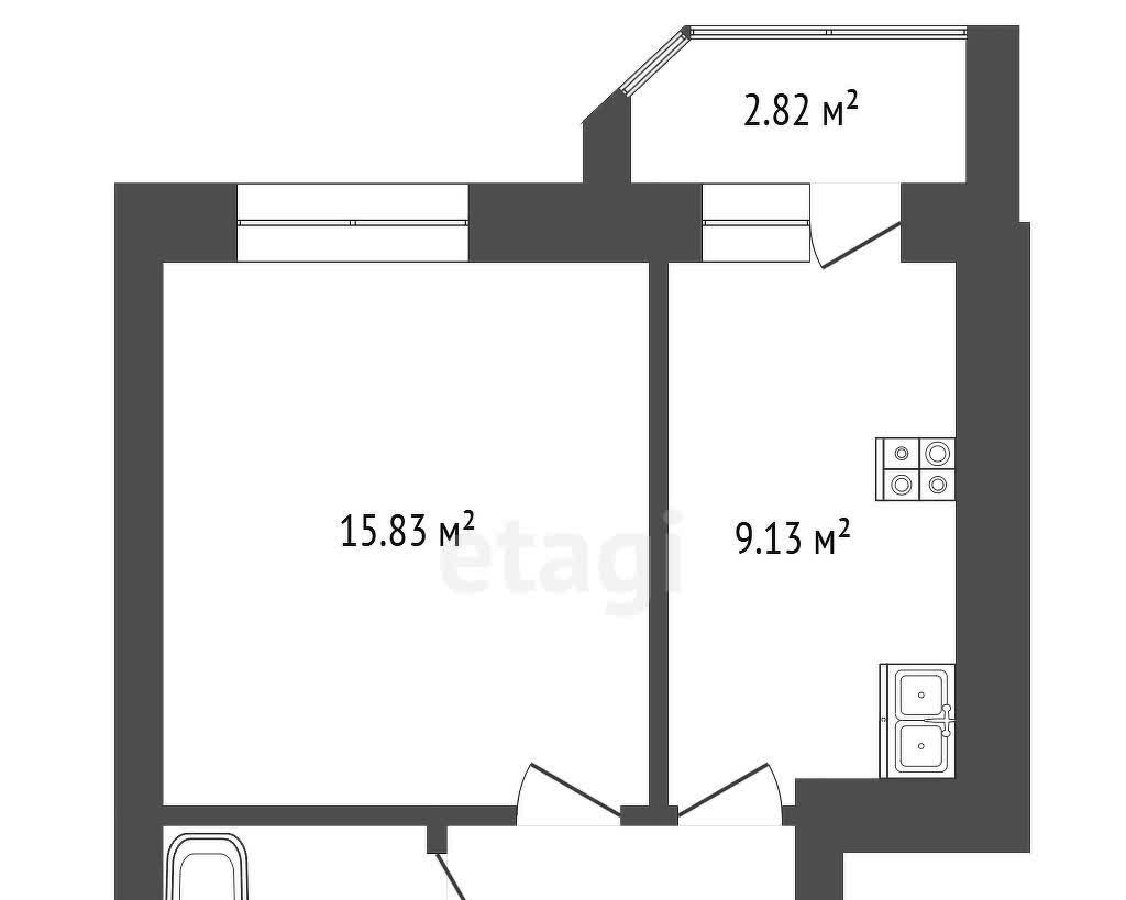 квартира г Тамбов ул Киквидзе 77б фото 6