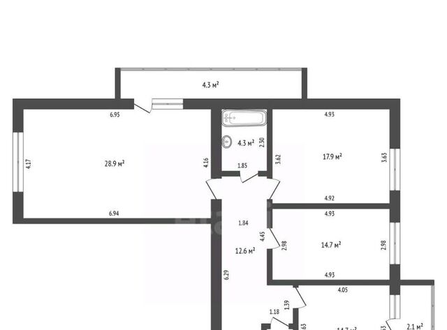 квартира р-н Октябрьский ул Мордовская 35к/195 фото