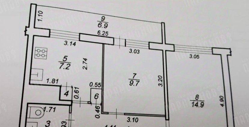 квартира г Тверь п Элеватор р-н Московский Центральная ул., 24 фото 2
