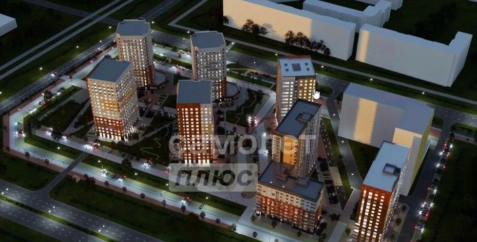 квартира г Омск р-н Кировский ул 70 лет Октября 6 ЖК по ул. 70 лет Октября Кировский АО фото 3