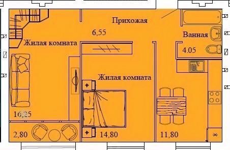 квартира р-н Ивановский г Кохма микрорайон «Просторный» фото 1