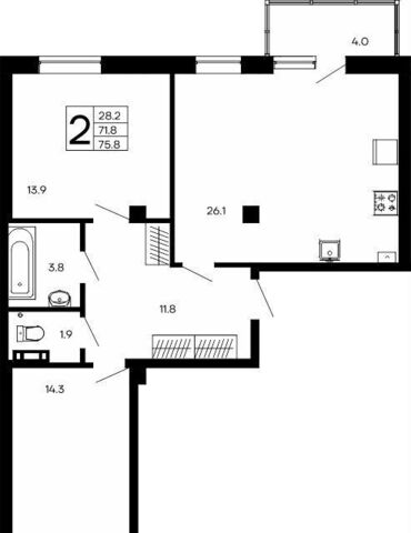 квартира ш Симферопольское 3 фото