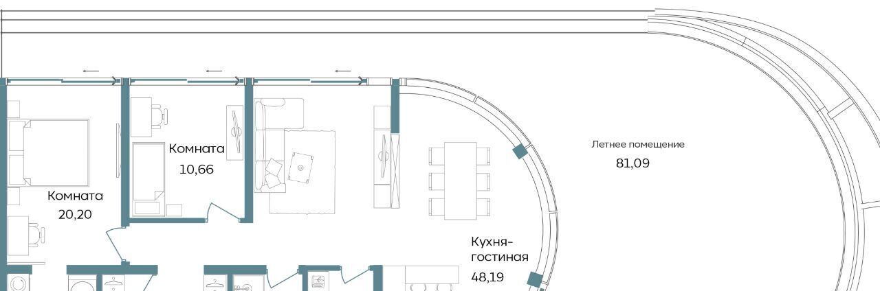 квартира г Саки ул Морская TEMPO фото 1