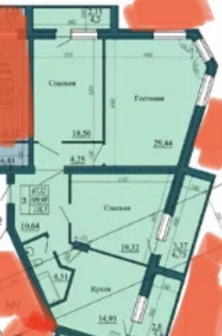 квартира р-н Фрунзенский ул Володиной 5 фото