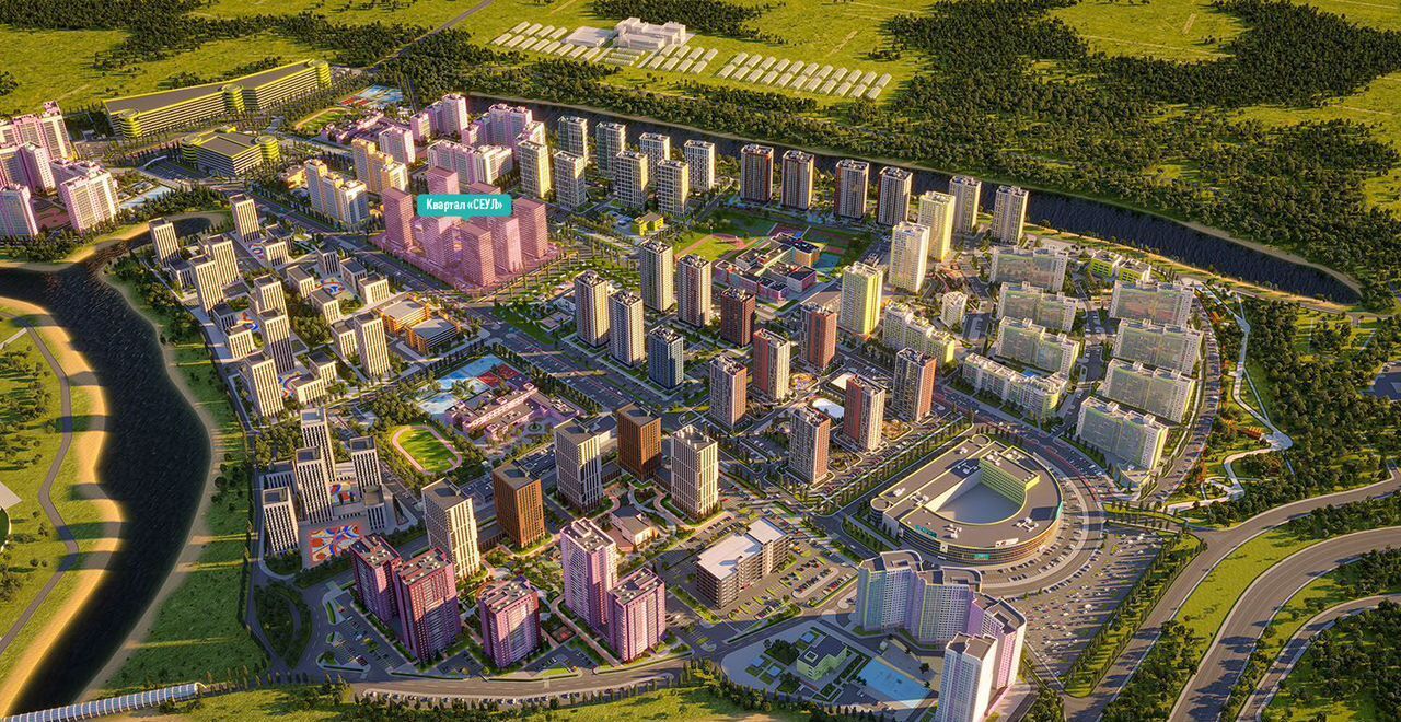 квартира г Уфа р-н Демский ул. Столярова/Калимулина/Яркий б-р, стр. 1 фото 1