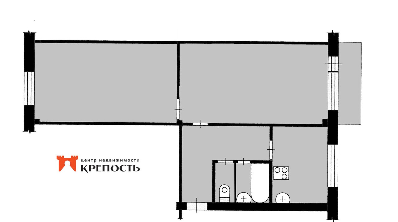 квартира г Железногорск ул Королева 15 фото 1