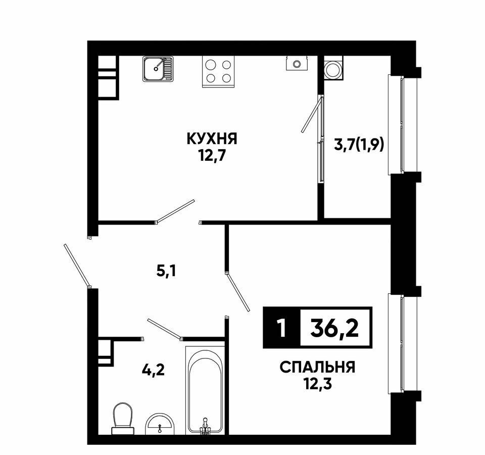 квартира г Кисловодск ул Катыхина 4 д. 185 фото 1