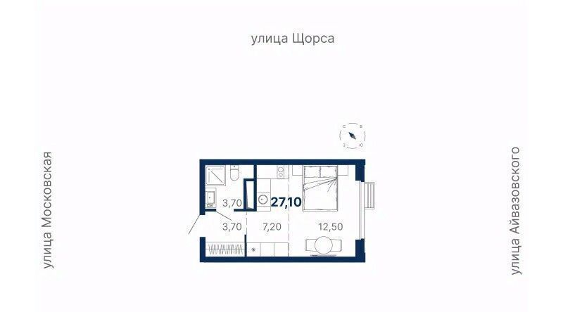 квартира г Екатеринбург р-н Ленинский Чкаловская ул Мартовская 251 ЖК «Парк Столиц» фото 1