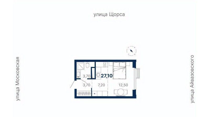 квартира г Екатеринбург р-н Ленинский Чкаловская ул Мартовская 251 ЖК «Парк Столиц» фото 1