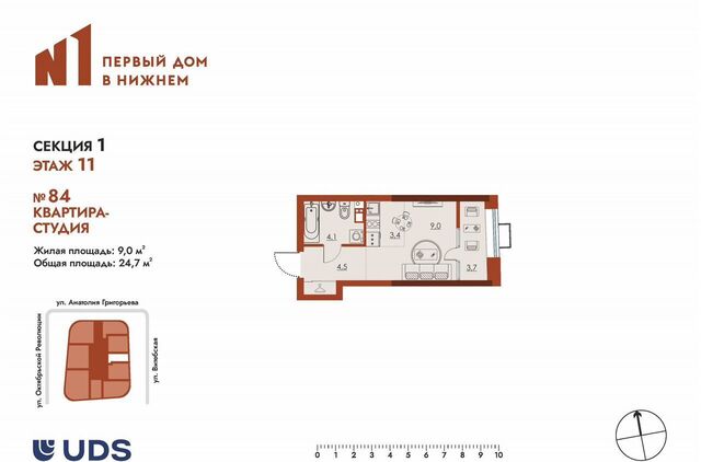 Чкаловская ул Витебская ЖК «Первый дом в Нижнем» фото