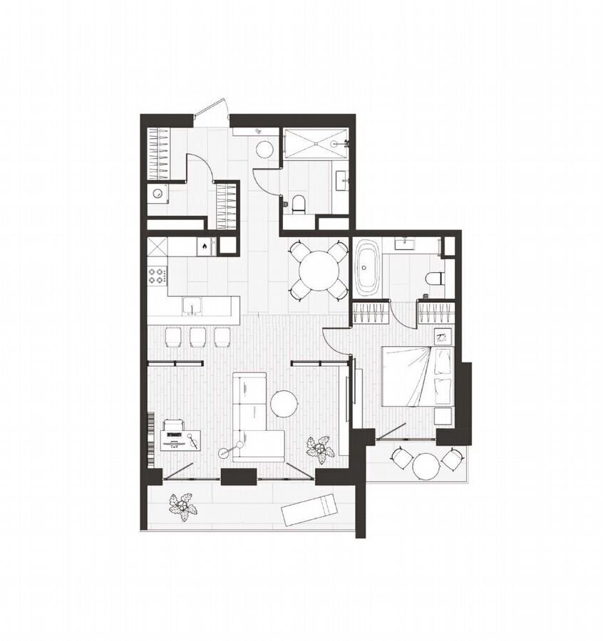 квартира г Ялта ул Халтурина 36а ЖК «Миндаль» корп. 5 фото 2