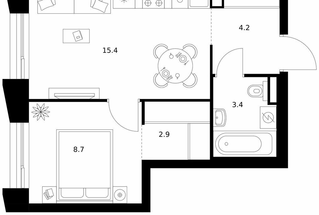 квартира г Зеленоград пер Георгиевский 27к/1 Зеленоград—Крюково фото 1