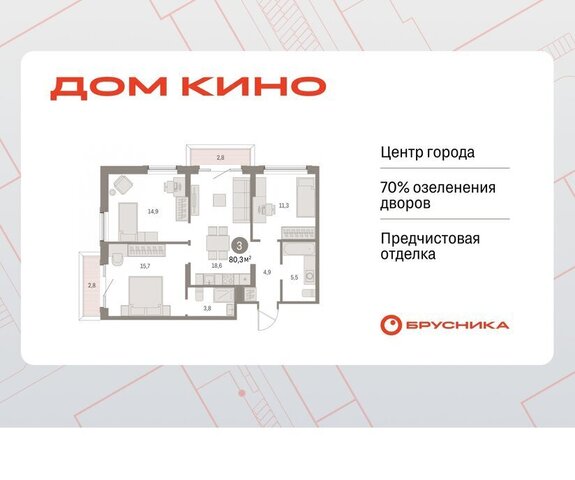 Центральный ЖК «Дом Кино» фото