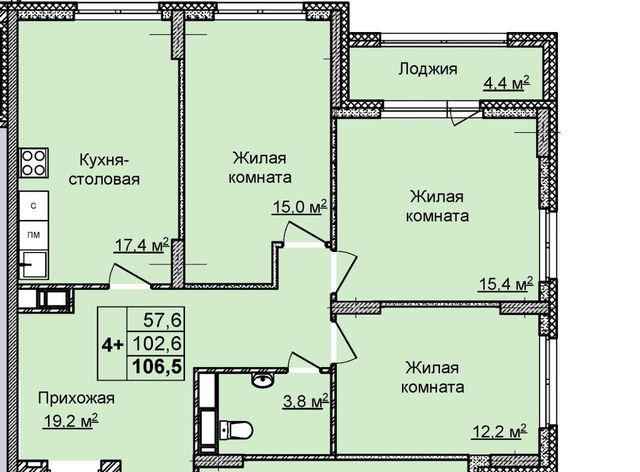 г Нижний Новгород Горьковская ЖК «Цветы 2» 10 фото