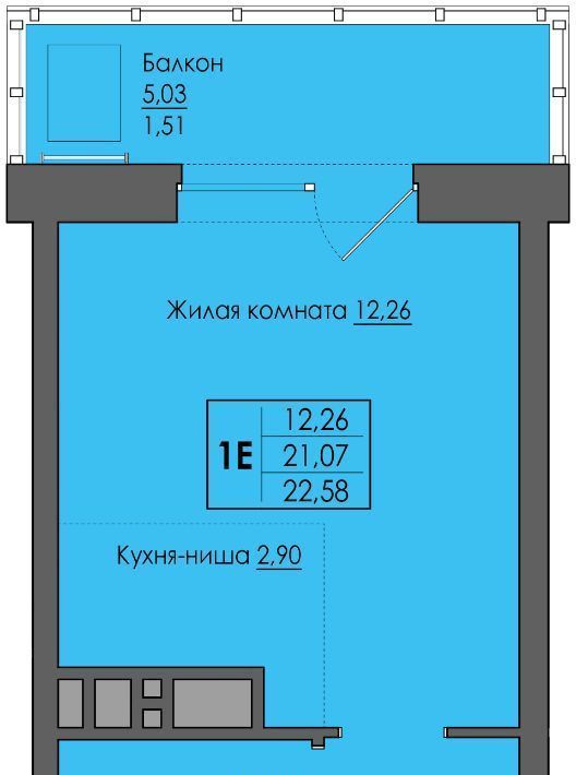 квартира г Пермь р-н Дзержинский ул Сергея Есенина 9а фото 2