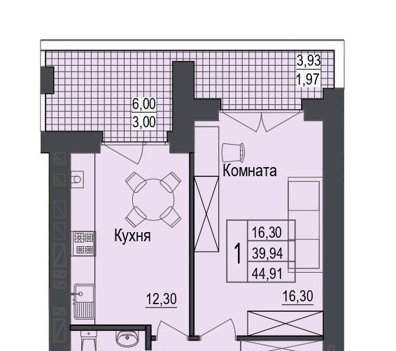 квартира г Ростов-на-Дону р-н Ворошиловский пер Измаильский 39а фото 1