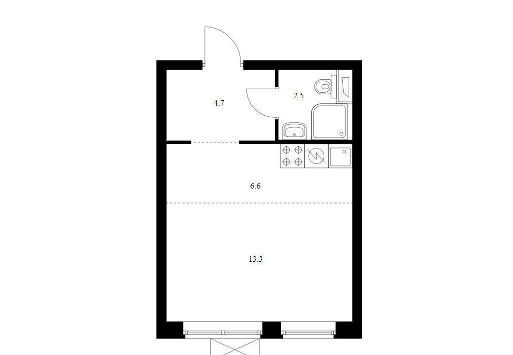 квартира р-н Кстовский д Ржавка корп. 2, Нижний Новгород фото 1