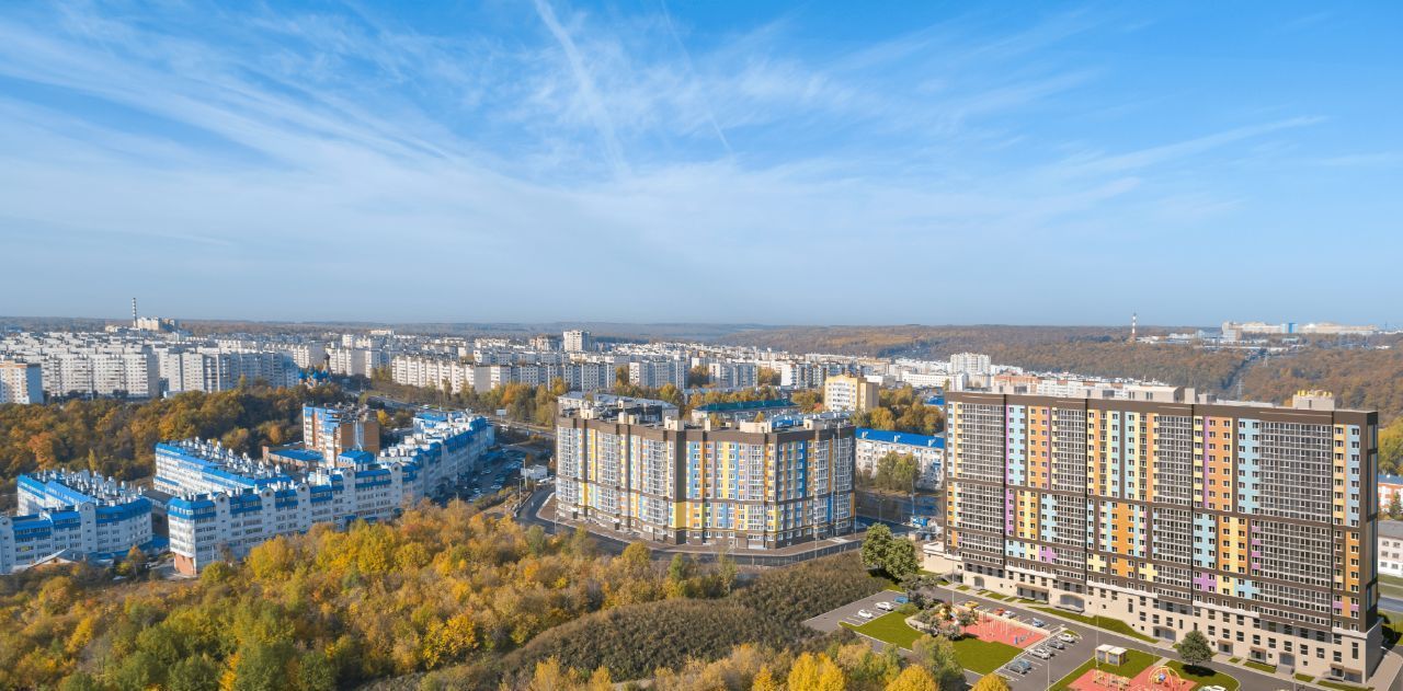 квартира г Чебоксары р-н Московский Юго-Западный микрорайон «Акварель» жилрайон фото 9