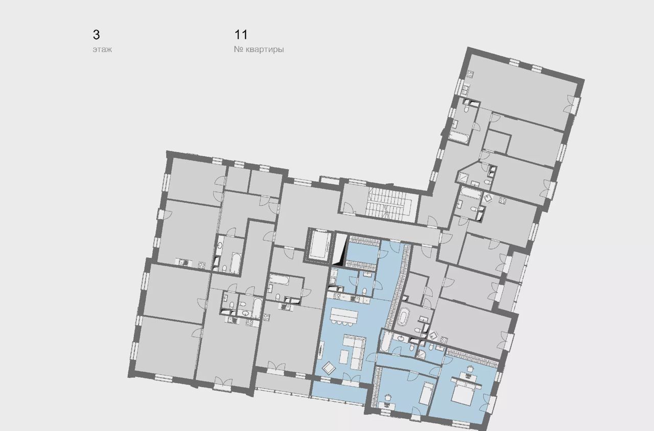 квартира г Тверь р-н Центральный ул Лидии Базановой 48а фото 5