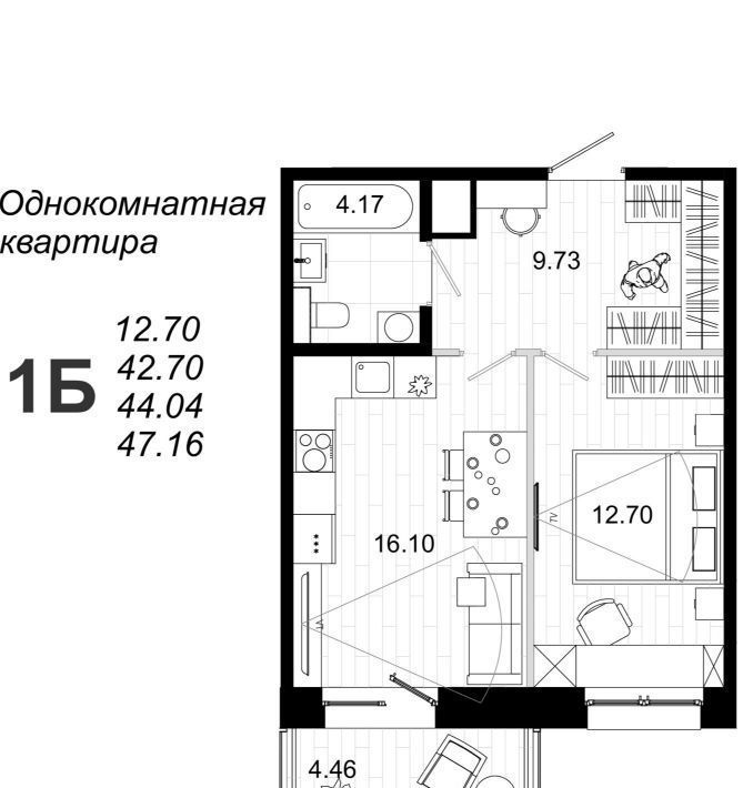 квартира г Иркутск р-н Октябрьский ул Юрия Левитанского 4 фото 2