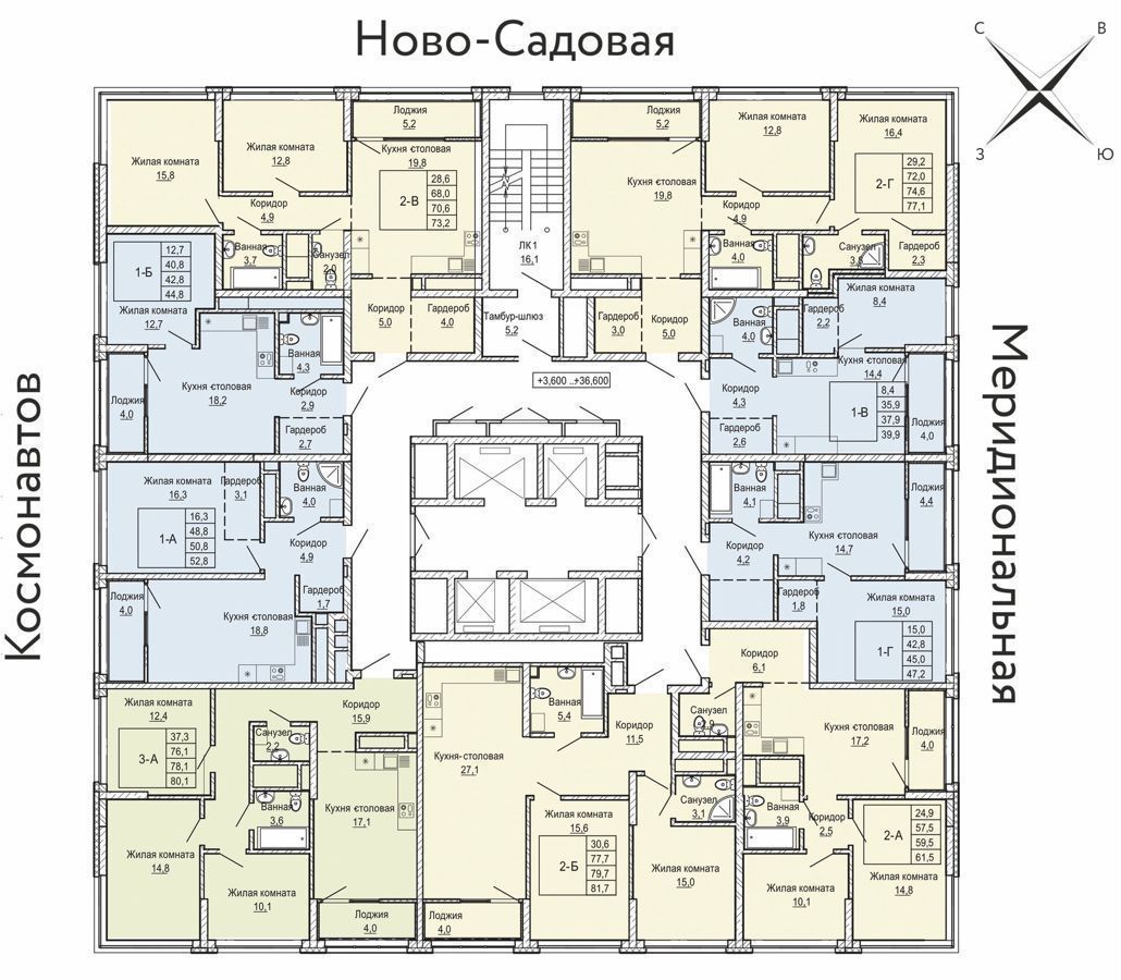 квартира г Екатеринбург пр-кт Космонавтов 108 Проспект Космонавтов фото 3